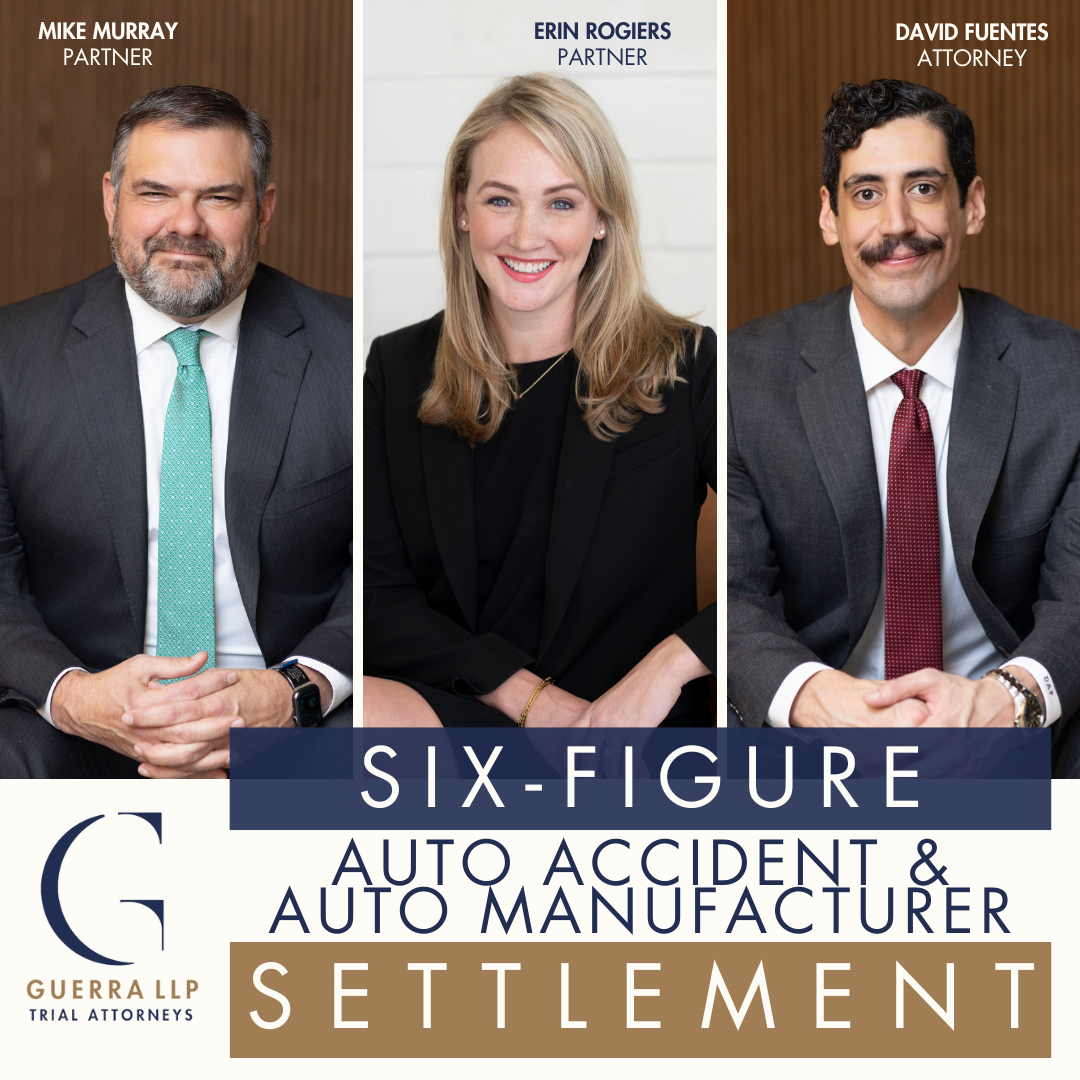 Auto Accident and Auto Manufacturer Settlement