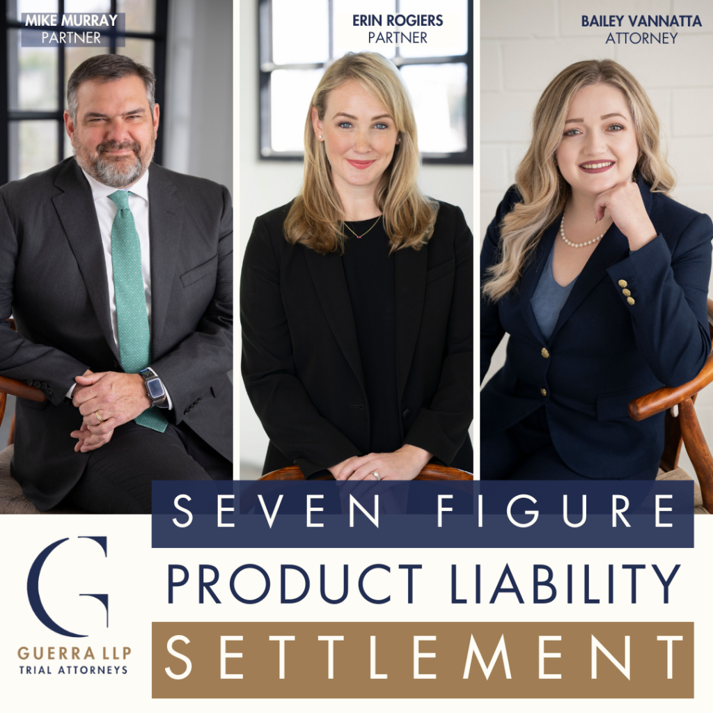 Product Liability Settlement Erin Rogiers Bailey VanNatta