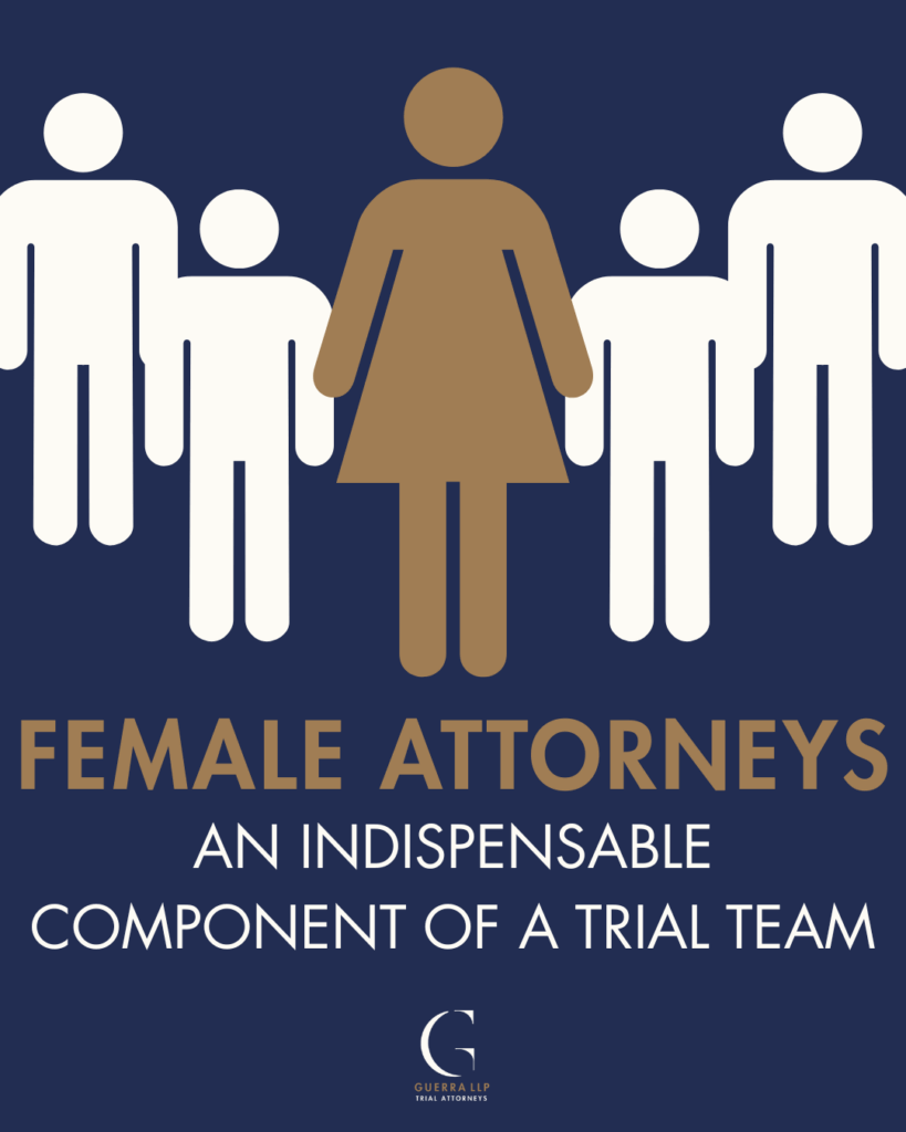 Female attorneys on trial teams