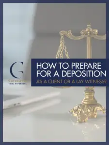 how to prepare for a deposition