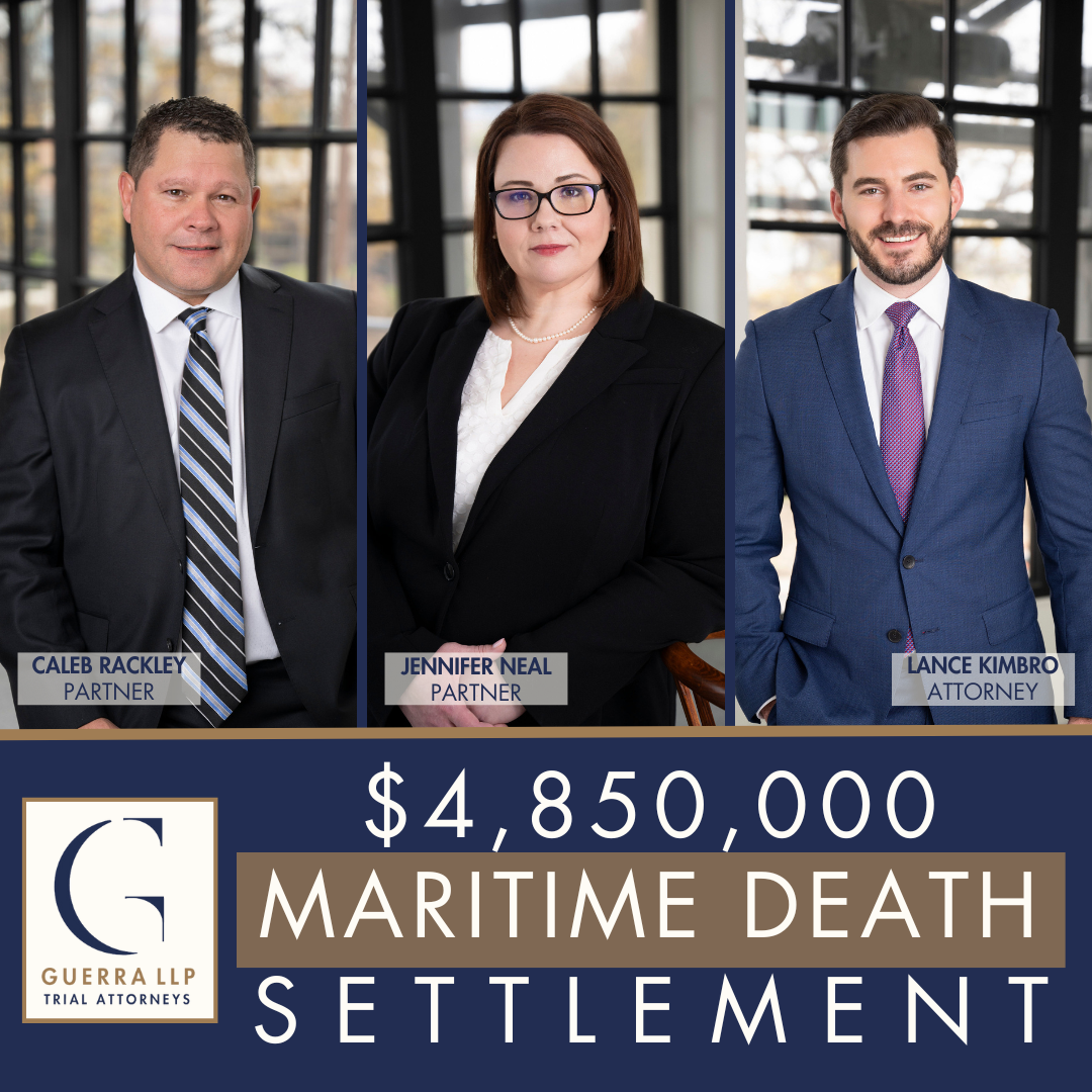 $4,850,000 Maritime Death Settlement