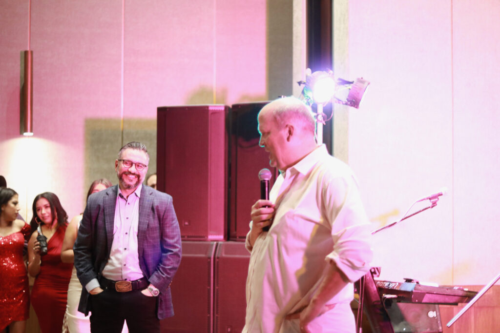 Mikal Watts and Frank Guerra Christmas Party