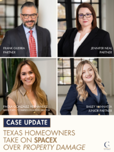Texas Homeowners take action again SpaceX with Guerra LLP