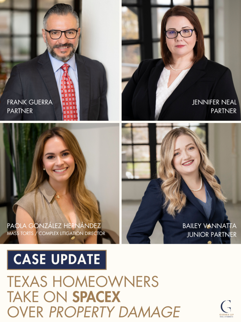 Texas Homeowners take action again SpaceX with Guerra LLP