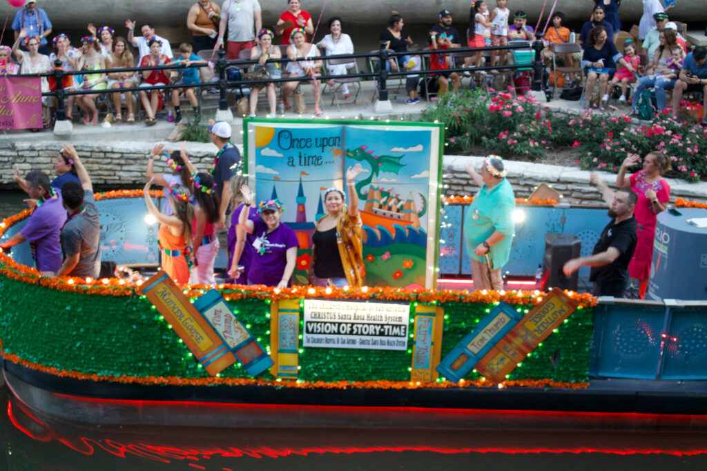 Fiesta Texas Cavaliers Night Parade Float 2021