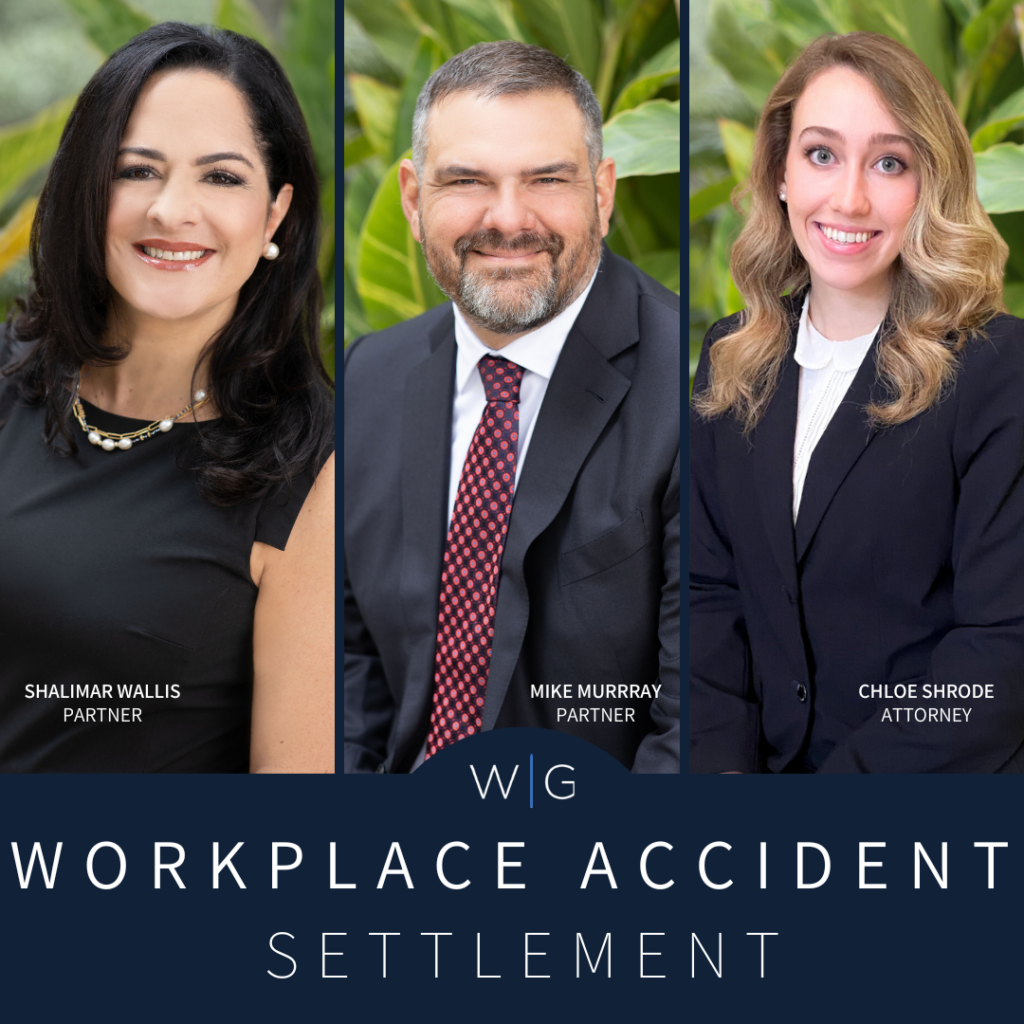 Shalimar Wallis and Mike Murray - attorneys in a workplace accident
