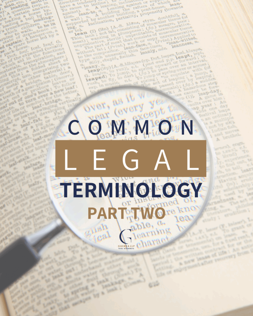 Common Legal Terminology Part two